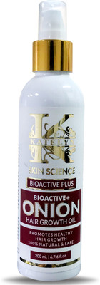 

Katelyn Onion Anti Hair Fall Oil With Cold Pressed Argan Jojoba Rosemary Hibiscus Oil Control Hair Loss, Promotes Hair Growth Hair Oil(200 ml)