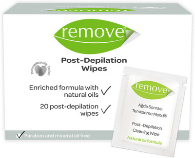 

Remove Wax Post-Depilation Cleaning Wipes Wax(20 g)