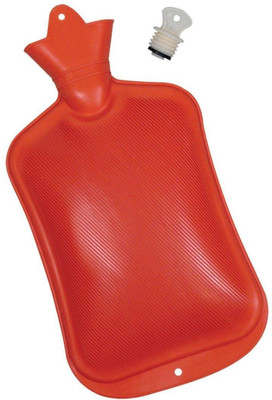 

OneRetail Rubber Hot Water Heating Pad Bag Non-Electrical Rubber Hot Water Bag 1 L Hot Water Bag(Red)