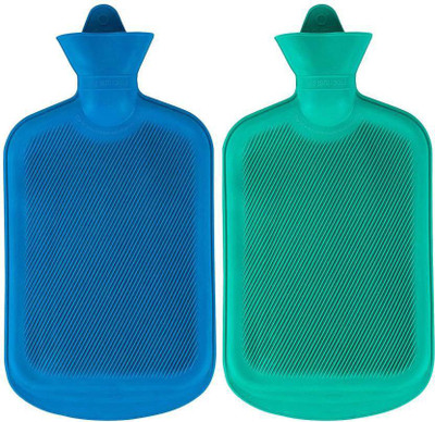 

ARYSHAA non electronic Heating Bottle Hot Rubber Water Bag (Pack of 2) Hot Rubber Bottle 1.5 L Hot Water Bag(Multicolor)