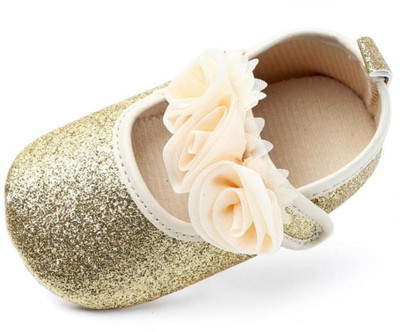 

Kitty Girls Slip on Ballerinas(Gold