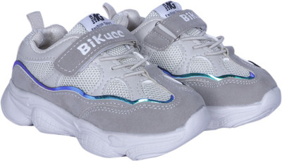 

FEETWELL Boys & Girls Velcro Sneakers(Grey