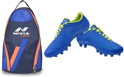 

Nivia 'Dominator' football shoe kit bag + One Pair of 'Dominator' football shoe (Size-10) (Color On Availability)- Football Kit