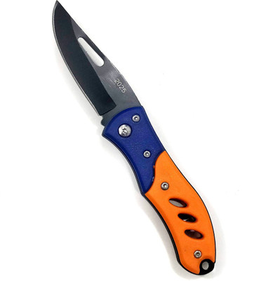 

Military Green Blue & Orange Folding Pocket Knife Pocket Knife, Campers Knife, Survival Knife(Orange, Blue, Black)