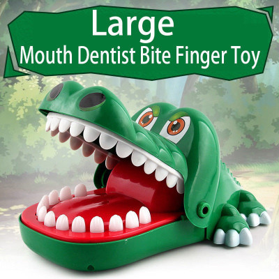 

Revent Crocodile Mouth Dentist Bite Finger Game(Green)