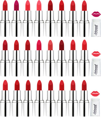 

Lady Fashion lipsticks(Red, Orange, Red, Pink, Purple, Nude, Maroon, Light Pink)