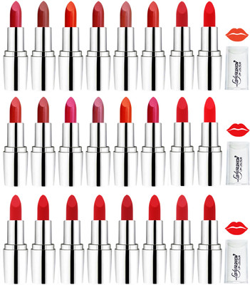 

Lady Fashion lipsticks(Red, Fast Red, Pink, Orange, Maroon, Nude, Red, Brown, Purple)
