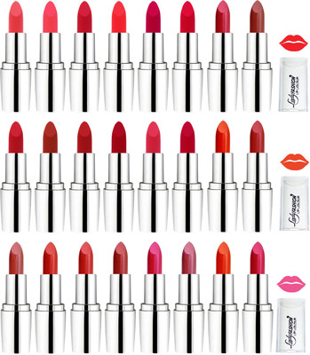 Lady Fashion lipsticks(Red, Orange, Brown, Pink, Purple, Maroon, Red, Pink, Purple, Nude, Maroon, Light Pink)