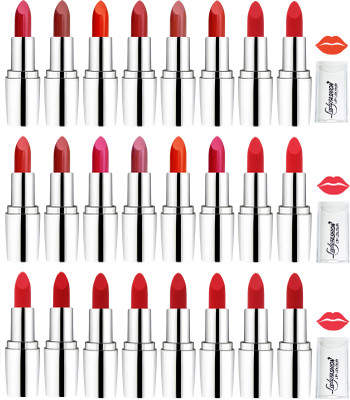 

Lady Fashion lipsticks(Red, Orange, Pink, Orange, Maroon, Nude, Red, Brown, Purple)