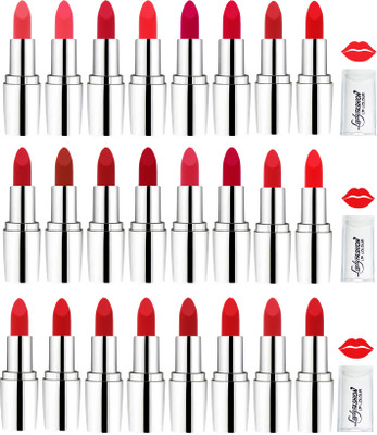 Lady Fashion lipsticks(Red, Fast Red, Red, Orange, Brown, Pink, Purple, Maroon)