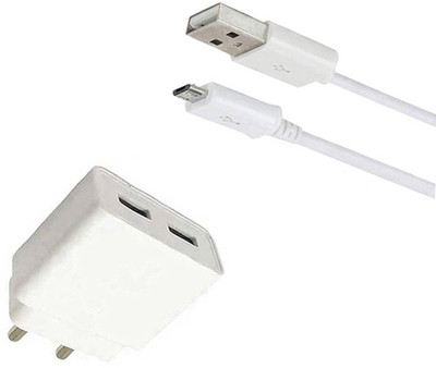 DAKRON Wall Charger Accessory Combo for Samsung Galaxy J6 Plus(White)