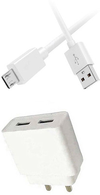 DAKRON Wall Charger Accessory Combo for OPPO A3s(White)