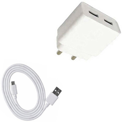 DAKRON Wall Charger Accessory Combo for OPPO A5(White)