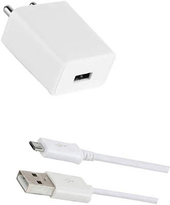 DAKRON Wall Charger Accessory Combo for Xiaomi Redmi 6(White)