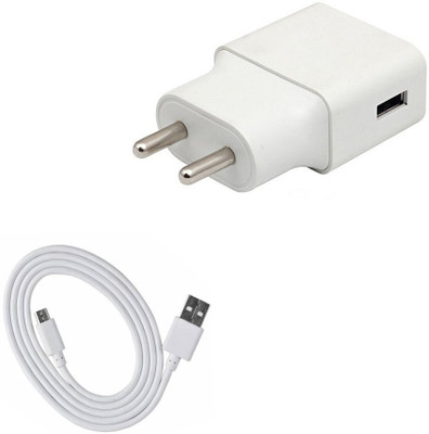 DAKRON Wall Charger Accessory Combo for OPPO A5(White)