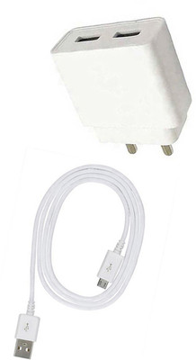 DAKRON Wall Charger Accessory Combo for Samsung Galaxy A7(White)