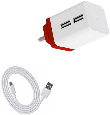 DAKRON Wall Charger Accessory Combo for OPPO A5(White)