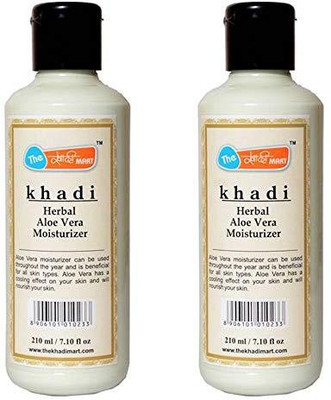 

THE KHADI MART Aloevera Moisturizer (pack of 2)(420 ml)