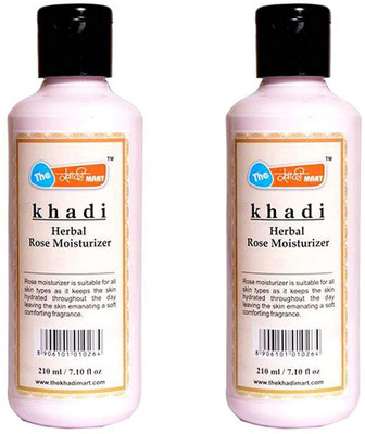 

THE KHADI MART Rose Moisturizer (pack of 2)(420 ml)