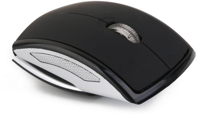 

Leoie 2.4ghz Wireless Foldable Folding Arc Optical Mouse Wireless Optical Gaming Mouse(USB 2.0, Black)