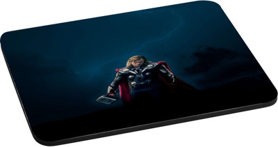 

ANNI69 Thor Standing Under Open Sky with lightning With High Quality Non Slippery base And Glossy Print Mouse pad Best fro Gamers, Graphic Designer, And Every One With Mouse Optical And Laser Mouse Pad Mousepad(Multicolor)