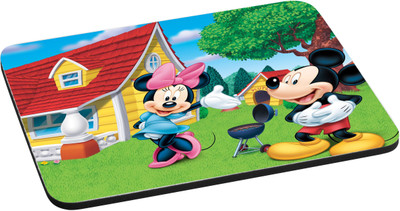 

ANNI69 Mickey and Minnie barbecue in Park behind Their House With High Quality Non Slippery base And Glossy Print Mouse pad Best fro Gamers, Graphic Designer, And Every One With Mouse Optical And Laser Mouse Pad Mousepad(Multicolor)