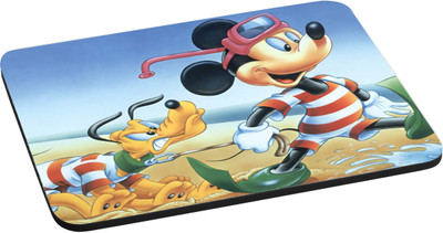 

ANNI69 Mickey Taking Pluto For bath In Sea With High Quality Non Slippery base And Glossy Print Mouse pad Best fro Gamers, Graphic Designer, And Every One With Mouse Optical And Laser Mouse Pad Mousepad(Multicolor)