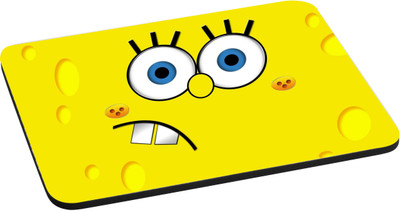 

ANNI69 Sponge Bob With High Quality Non Slippery base And Glossy Print Mouse pad Best fro Gamers, Graphic Designer, And Every One With Mouse Optical And Laser Mouse Pad Mousepad(Multicolor)