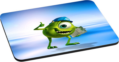 

ANNI69 Green Monster from the Movie monster Inc. With High Quality Non Slippery base And Glossy Print Mouse pad Best fro Gamers, Graphic Designer, And Every One With Mouse Optical And Laser Mouse Pad Mousepad(Multicolor)