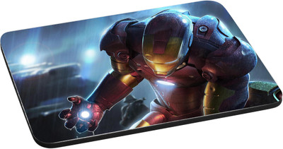 

ANNI69 Iron man ready To Fight In Rain With High Quality Non Slippery base And Glossy Print Mouse pad Best fro Gamers, Graphic Designer, And Every One With Mouse Optical And Laser Mouse Pad Mousepad(Multicolor)