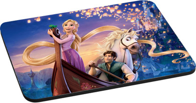 

ANNI69 tangled princess with Prince and horse in Boat With High Quality Non Slippery base And Glossy Print Mouse pad Best fro Gamers, Graphic Designer, And Every One With Mouse Optical And Laser Mouse Pad Mousepad(Multicolor)