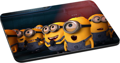 

ANNI69 Minion Standing With High Quality Non Slippery base And Glossy Print Mouse pad Best fro Gamers, Graphic Designer, And Every One With Mouse Optical And Laser Mouse Pad Mousepad(Multicolor)