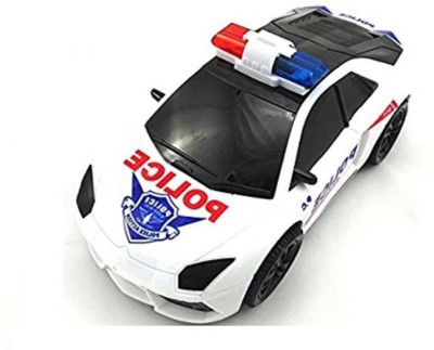 

ExaltedCollection Battery operated Bump and Go 3D Lights Police Car with Sound and Wheels with Light for kids(Multicolor)