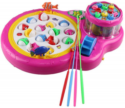 

Nightstar Fish catching game toy(Pink)
