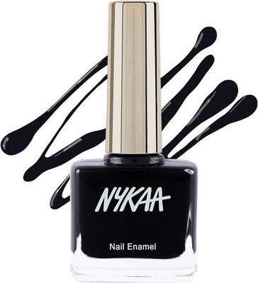 

Nykaa Black To Gold Nail Enamel - Night Fever 229 Black