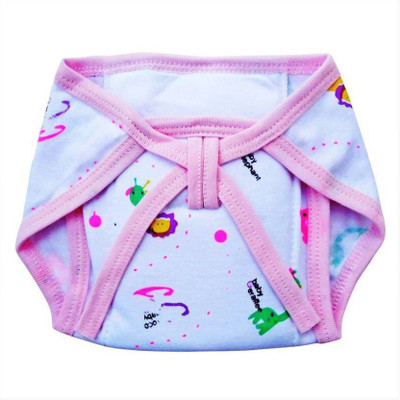 

Baby Corn New Born Baby Cotton Padded Premium Quality U Shape Nappies, Washable & Reusable Langot Cum Cotton Diaper Nappy Size 0-6 Months, Multicolor