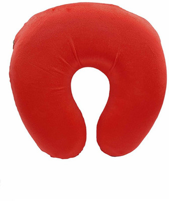 

skycandle.in Micro Beads Neck Travel Pillow for Car, Train, Flight, Bus Neck Pillow(Red)