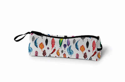 

khirki Series Leaves Art Canvas Pencil Box(Set of 1, Multicolor)