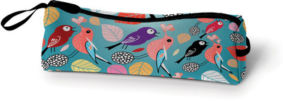 

khirki Series Multipurpose Art Canvas Pencil Box(Set of 1, Multicolor)