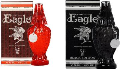 Windsong's Unisex Apparel Perfume Eagle Black, Eagle Red 30ml( Pack of 2) Perfume  -  60 ml