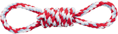 

Trixie Playing Rope with 2 Hand Loops, 38cm Nylon Tug Toy For Dog
