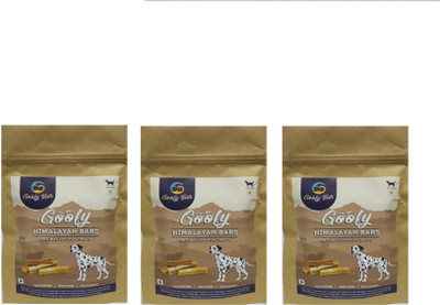 

Goofy Tails Himalayan Yak Milk Bars 100% Veg Dog Small Pack-3 Milk Dog Treat(450 g, Pack of 3)