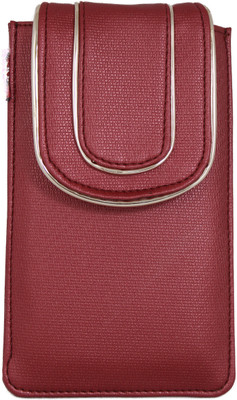 

Tickles Maroon Fancy Mobile Pouch Waist Clip For Women Girls 18 cm Mobile Pouch(Maroon)