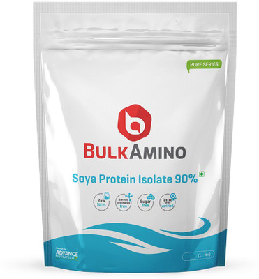 

Advance Nutratech BulkAmino Soya Protein Isolate 90% Whey Protein(405 g, Unflavored)