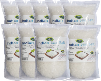 

THANJAI NATURAL Thanjai Natural's Indian Non Iodised Sea Salt 9000grams Traditionally Made 100% Natural Sea Salt(9 kg, Pack of 9)