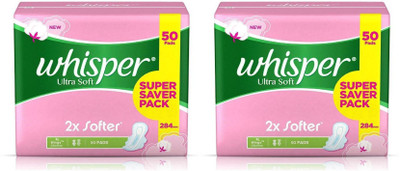 

whisper Ultra Soft Extra Large (Pack of 50) Sanitary Pad(Pack of 50)