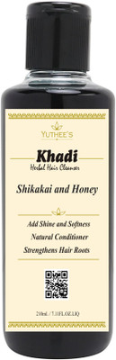 

Yuthee's Khadi Herbal Hair Cleanser Shikakai and Honey, 210ml(210 ml)