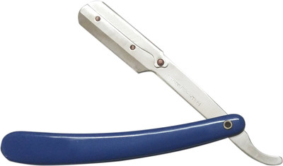 

Fllik Professional Salon / Barber Shaving Razor for Men and Boys (Blue Silver)