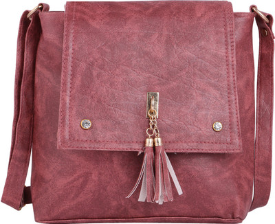 

rita fashion Women Casual Pink PU Sling Bag