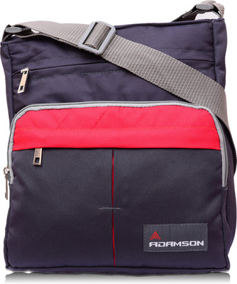 

Adamson Men Casual Grey Polyester Messenger Bag
